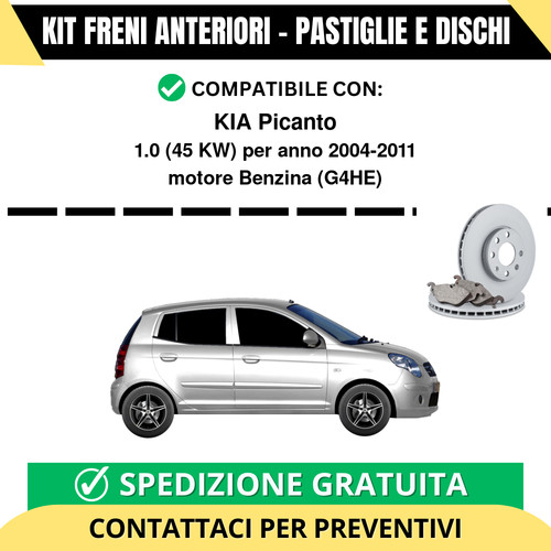 Kit freni anteriori - kit,